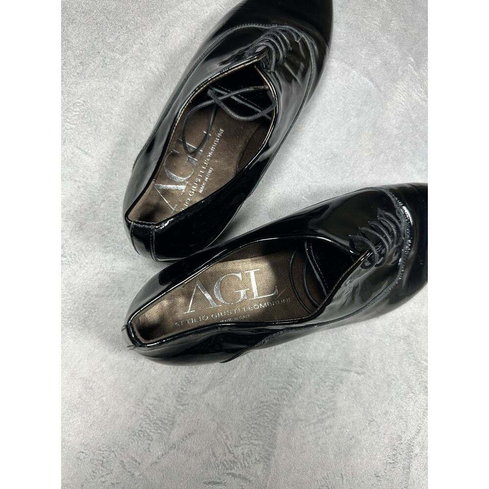 AGL Patent Leather Oxford Flats Woman’s Size 39 - Picture 5 of 8